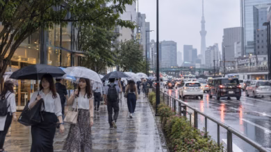 lluvias otoño japon